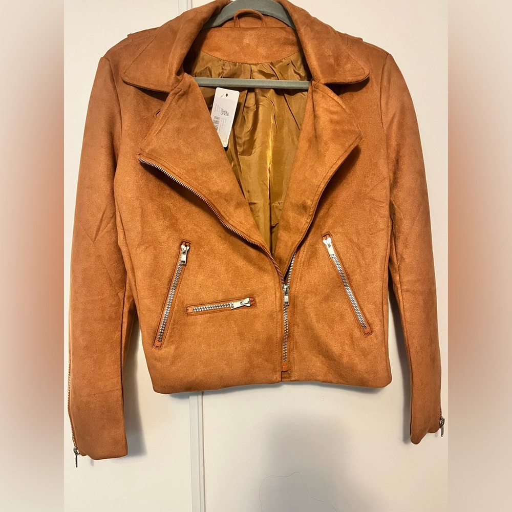 Faux Suede Jacket